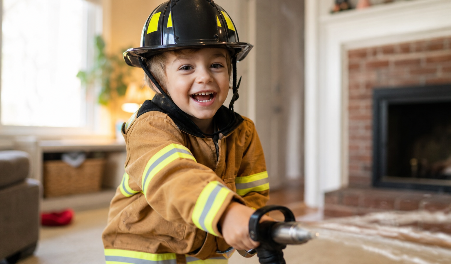 Brandweer verkleedkleding: pak, helm en accessoires
